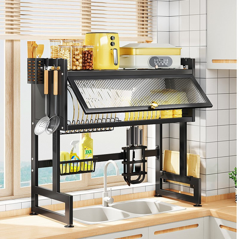 Organizador y Escurridor de platos inoxidable