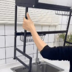 Organizador y Escurridor de platos inoxidable